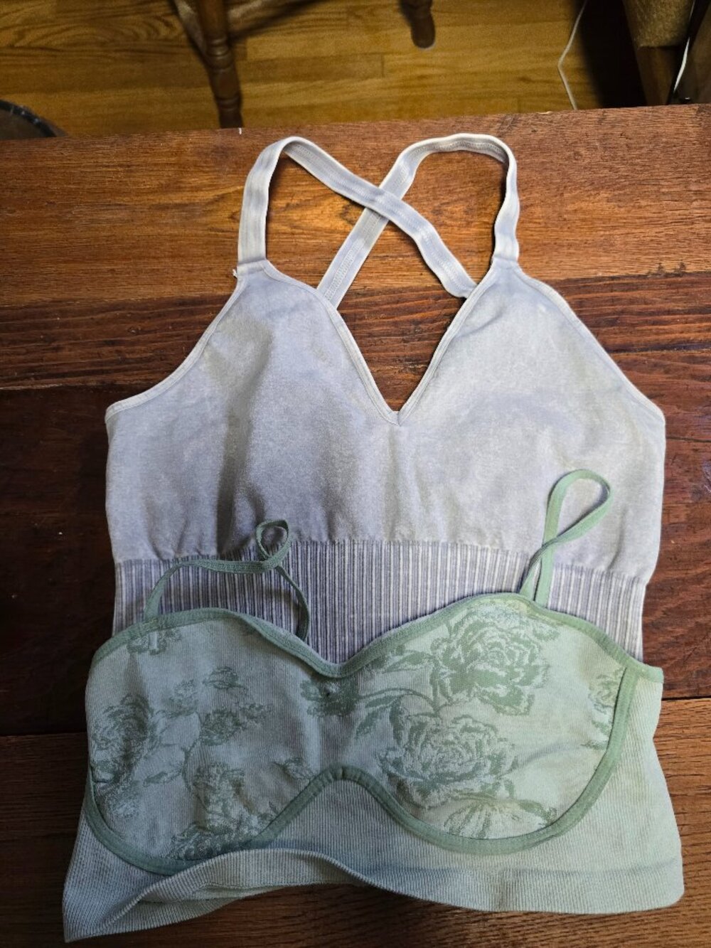 Lot of two Free People FP /Movement bralettes M/L